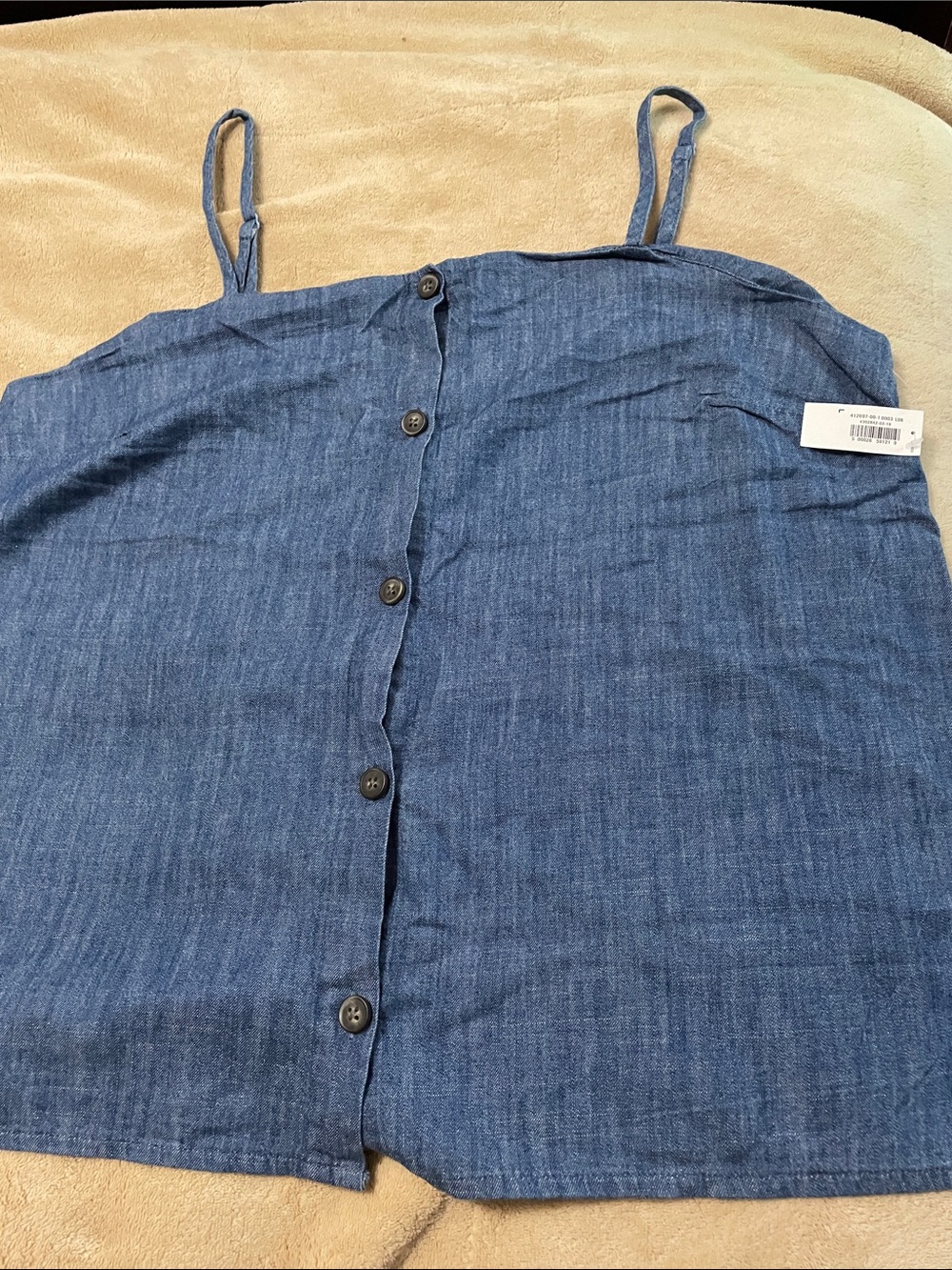 Old Navy Button-Front Chambray Cami